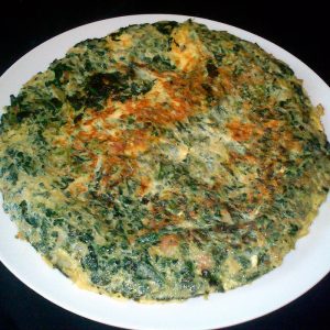 Vegetable Omelette with Olivier Salad
